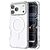 Σκληρή Πλάτη PC+TPU για iPhone 18 Pro Max / 17 Pro Max (OEM) σε Λευκό με MagSafe — ματ soft-touch υφή & αερόσακοι για προστασία από πτώσεις.