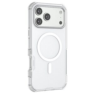 Θήκη iPhone 18 Pro Max / 17 Pro Max - OEM - Σκληρή Πλάτη PC+TPU - Λευκό - MagSafe — εικόνα 2