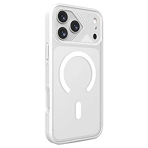 Σκληρή Πλάτη PC+TPU για iPhone 18 Pro Max / 17 Pro Max (OEM) σε Λευκό — ενσωματωμένοι μαγνήτες, ματ αντιολισθητική υφή & προστασία από πτώσεις.