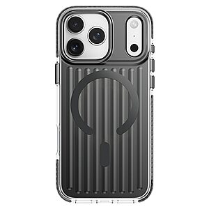 Σκληρή Πλάτη PC+TPU για iPhone 18 Pro Max / 17 Pro Max (ROCK) σε Μαύρο — μαγνήτης N52, ματ φινίρισμα & ενισχυμένη προστασία από πτώσεις.