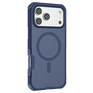 Θήκη iPhone 18 Pro Max / 17 Pro Max - OEM - Σκληρή Πλάτη PC+TPU - Μπλε - MagSafe — εικόνα 2