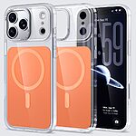 Σκληρή Πλάτη PC+TPU για iPhone 18 Pro Max / 17 Pro Max (OEM) σε Πορτοκαλί με MagSafe — ισχυροί μαγνήτες N52 & μεταλλική προστασία κάμερας.