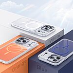 Θήκη iPhone 18 Pro Max / 17 Pro Max - OEM - Σκληρή Πλάτη PC+TPU - Πορτοκαλί - MagSafe — εικόνα 7