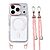 Σκληρή Πλάτη PC+TPU για iPhone 18 Pro Max / 17 Pro Max (OEM) σε Ροζ με MagSafe — απορρόφηση κραδασμών & λουράκι 150cm για ασφαλή μεταφορά.