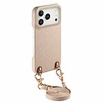 Θήκη iPhone 18 Pro Max / 17 Pro Max - OEM - Πλάτη από Συνθετικό Δέρμα (PU) με PC - Χακί - Λουράκι — εικόνα 2