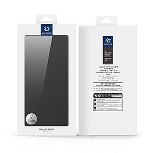 Θήκη iPhone 18 Pro Max / 17 Pro Max - DUX DUCIS Skin Pro Series - Flip Πορτοφόλι από Συνθετικό Δέρμα (PU) με TPU - Μαύρο - Stand — εικόνα 2
