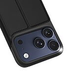Θήκη iPhone 18 Pro Max / 17 Pro Max - DUX DUCIS Skin Pro Series - Flip Πορτοφόλι από Συνθετικό Δέρμα (PU) με TPU - Μαύρο - Stand — εικόνα 5