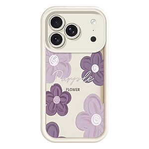Πλάτη TPU για iPhone 18 Pro Max (OEM) σε Λευκό με floral σχέδιο — απαλή ματ υφή, αντιολισθητικό κράτημα & ανασηκωμένη προστασία κάμερας.
