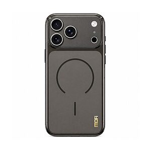 Πλάτη TPU για iPhone 18 Pro Max (MOFI Simple Series) σε Μαύρο — ματ ημιδιάφανο φινίρισμα, ενισχυμένες γωνίες & αντοχή στο κιτρίνισμα.