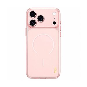 Πλάτη TPU για iPhone 18 Pro Max (MOFI) σε Ροζ — ημιδιάφανο ματ φινίρισμα, λεπτό προφίλ & προστασία από πτώσεις και γρατζουνιές.