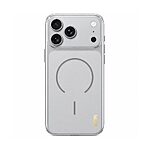 Πλάτη TPU για iPhone 18 Pro (MOFI) σε Γκρι — ματ ημιδιάφανο φινίρισμα, κατά του κιτρινίσματος, με προστασία κάμερας & ενισχυμένες γωνίες.