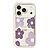 Πλάτη TPU για iPhone 18 Pro (OEM) σε Λευκό με floral σχέδιο — rubberized αντιολισθητικό κράτημα & ανασηκωμένα χείλη γύρω από την κάμερα.