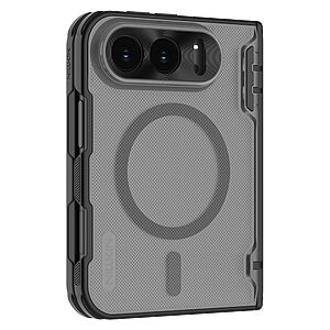 Σκληρή Πλάτη PC για iPhone Duo (NILLKIN) σε Διάφανο — ματ φινίρισμα, λεπτό προφίλ & προστασία από πτώσεις και γρατζουνιές με μαγνήτη.