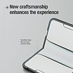 Θήκη iPhone Duo - NILLKIN Super Frosted Shield Fold - Σκληρή Πλάτη PC - Διάφανο — εικόνα 2