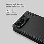 Θήκη iPhone Duo - NILLKIN Super Frosted Shield Fold - Σκληρή Πλάτη PC - Διάφανο — εικόνα 5