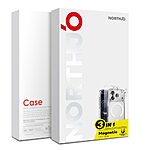 Θήκη iPhone Duo - NORTHJO - Σκληρή Πλάτη PC+TPU - Διάφανο — εικόνα 5