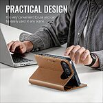 Θήκη iPhone Duo - CASEME 023 Series - Flip Πορτοφόλι από Συνθετικό Δέρμα (PU) με TPU - Καφέ - RFID/Stand — εικόνα 9