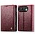 Flip Πορτοφόλι από Συνθετικό Δέρμα (PU) με TPU για iPhone Duo (CASEME) σε Κόκκινο — 3 θήκες καρτών, προστασία RFID & βάση stand.