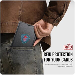 Θήκη iPhone Duo - CASEME 023 Series - Flip Πορτοφόλι από Συνθετικό Δέρμα (PU) με TPU - Μαύρο - RFID/Stand — εικόνα 2