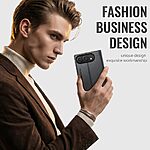 Θήκη iPhone Duo - CASEME 023 Series - Flip Πορτοφόλι από Συνθετικό Δέρμα (PU) με TPU - Μαύρο - RFID/Stand — εικόνα 3