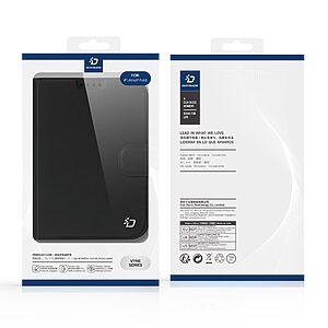 Θήκη iPhone Duo - DUX DUCIS Skin Pro Series - Flip Πορτοφόλι από Συνθετικό Δέρμα (PU) με TPU - Μαύρο - Stand — εικόνα 2