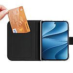 Θήκη iPhone Duo - DUX DUCIS Skin Pro Series - Flip Πορτοφόλι από Συνθετικό Δέρμα (PU) με TPU - Μαύρο - Stand — εικόνα 5