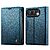 Flip Πορτοφόλι από Συνθετικό Δέρμα (PU) με TPU για iPhone Duo (CASEME) σε Μπλε — προστασία RFID, 3 θήκες καρτών & stand για hands-free προβολή.