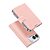 Flip Πορτοφόλι για iPhone Duo (DUX DUCIS) σε Ροζ — κρυφό μαγνητικό κούμπωμα, θήκη κάρτας & stand για προστασία από πτώσεις.