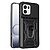 Σκληρή Πλάτη PC+TPU για OnePlus Nord CE6 5G (OEM) σε Μαύρο με Stand — συρόμενο κάλυμμα κάμερας & απορρόφηση κραδασμών για καθημερινή προστασία.