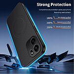 Θήκη OnePlus Nord CE6 5G - WANLONFENG TQ Series - Σκληρή Πλάτη PC+TPU - Μαύρο — εικόνα 2