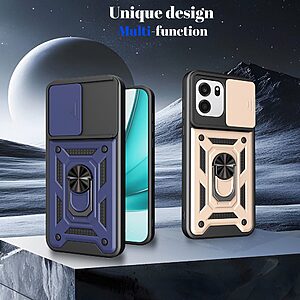 Θήκη OnePlus Nord CE6 5G - OEM - Σκληρή Πλάτη PC+TPU - Μπλε - Stand — εικόνα 2