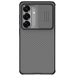 Σκληρή Πλάτη PC+TPU για Samsung Galaxy S26 FE 5G (NILLKIN) σε Ημιδιάφανο — συρόμενο κάλυμμα κάμερας & αντιολισθητική λαβή για καθημερινή προστασία.
