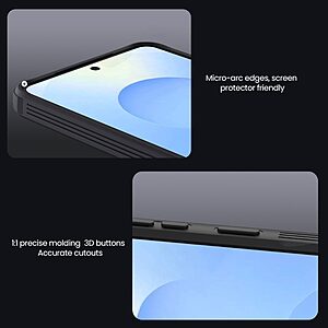 Θήκη Samsung Galaxy S26 FE 5G - NILLKIN Camshield Pro Series - Σκληρή Πλάτη PC+TPU - Μαύρο — εικόνα 2