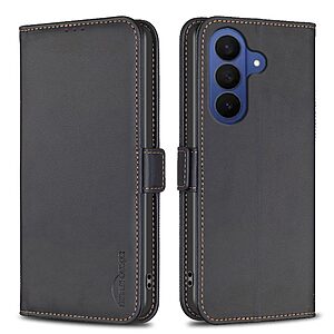 Flip Πορτοφόλι από Συνθετικό Δέρμα (PU) με TPU για Samsung Galaxy S26 FE 5G (BINFEN COLOR) — θήκες καρτών, stand & διπλό μαγνητικό κούμπωμα.