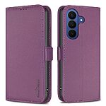 Flip Πορτοφόλι για Samsung Galaxy S26 FE 5G (BINFEN COLOR) σε Μωβ Σκούρο — θήκες καρτών, stand & διπλό μαγνητικό κούμπωμα.