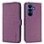 Flip Πορτοφόλι για Samsung Galaxy S26 FE 5G (BINFEN COLOR) σε Μωβ Σκούρο — θήκες καρτών, stand & διπλό μαγνητικό κούμπωμα.