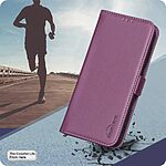Θήκη Samsung Galaxy S26 FE 5G - BINFEN COLOR BF31 - Flip Πορτοφόλι από Συνθετικό Δέρμα (PU) με TPU - Μωβ Σκούρο - Stand — εικόνα 9