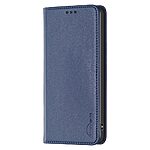 Θήκη Samsung Galaxy S26 FE 5G - BINFEN COLOR BF18 - Flip Πορτοφόλι από Συνθετικό Δέρμα (PU) με TPU - Μπλε - Stand — εικόνα 4