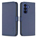 Flip Πορτοφόλι από Συνθετικό Δέρμα (PU) με TPU για Samsung Galaxy S26 FE 5G (BINFEN COLOR) σε Μπλε — θήκες καρτών, stand & προστασία κάμερας.