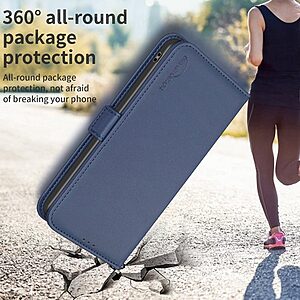 Θήκη Samsung Galaxy S26 FE 5G - BINFEN COLOR BF31 - Flip Πορτοφόλι από Συνθετικό Δέρμα (PU) με TPU - Μπλε - Stand — εικόνα 2