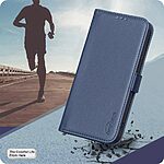 Θήκη Samsung Galaxy S26 FE 5G - BINFEN COLOR BF31 - Flip Πορτοφόλι από Συνθετικό Δέρμα (PU) με TPU - Μπλε - Stand — εικόνα 9