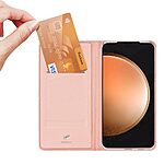Θήκη Samsung Galaxy S26 FE 5G - DUX DUCIS Skin Pro Series - Flip Πορτοφόλι από Συνθετικό Δέρμα (PU) με TPU - Ροζ - Stand — εικόνα 3