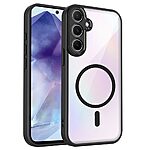 Σκληρή Πλάτη PC+TPU για Samsung Galaxy S26 FE / S25 FE (OEM) σε Μαύρο — μαγνητικός δακτύλιος & ανασηκωμένα χείλη 1.5mm για προστασία.