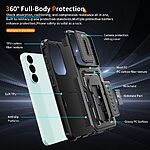 Θήκη Samsung Galaxy S26 FE 5G / S25 FE 5G - OEM - Σκληρή Πλάτη PC+TPU - Μαύρο - Stand — εικόνα 3