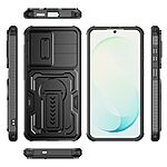 Θήκη Samsung Galaxy S26 FE 5G / S25 FE 5G - OEM - Σκληρή Πλάτη PC+TPU - Μαύρο - Stand — εικόνα 7