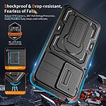 Θήκη Samsung Galaxy S26 FE 5G / S25 FE 5G - OEM - Σκληρή Πλάτη PC+TPU - Μαύρο - Stand — εικόνα 8