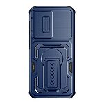 Θήκη Samsung Galaxy S26 FE 5G / S25 FE 5G - OEM - Σκληρή Πλάτη PC+TPU - Μπλε - Stand — εικόνα 5