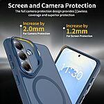 Θήκη Samsung Galaxy S26 FE 5G / S25 FE 5G - OEM - Σκληρή Πλάτη PC+TPU - Μπλε - Stand — εικόνα 3