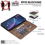 Θήκη Xiaomi Poco C85 4G (171mm) / Redmi 17C 5G - BINFEN COLOR BF37 - Flip Πορτοφόλι από Συνθετικό Δέρμα (PU) με TPU - Καφέ - RFID/Stand — εικόνα 9