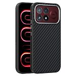 Πλάτη από Συνθετικό Δέρμα (PU) με TPU για Xiaomi Poco F9 Pro 5G (ABEEL) σε Μαύρο — μαγνητικός δακτύλιος & λεπτό προφίλ 1.1mm με υφή carbon.